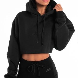 Pursue fitness crop hoodie